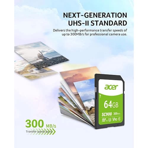 Acer SC900 64GB SDXC Memory Card